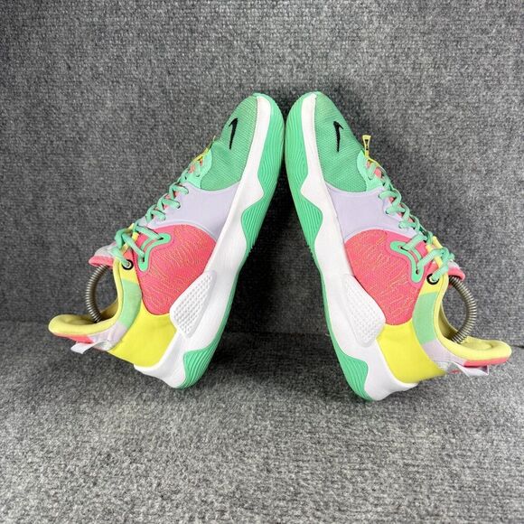 Nike PG 5 Mens Size 8 Basketball Shoes Pink Daughters Green Athletic Sneakers - Picture 6 of 11
